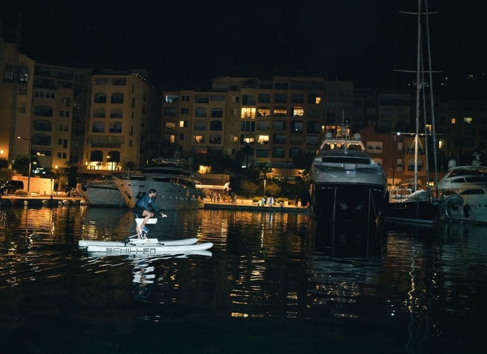 McGregor has been spending his summer in the south of France