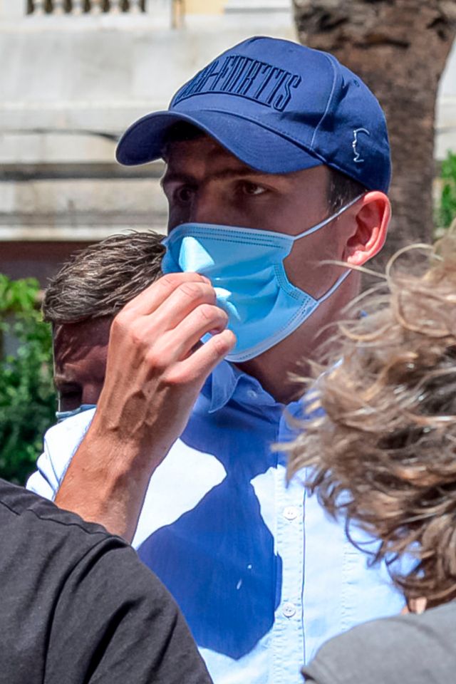 Maguire was held in a cell for two nights after a brawl in Mykonos