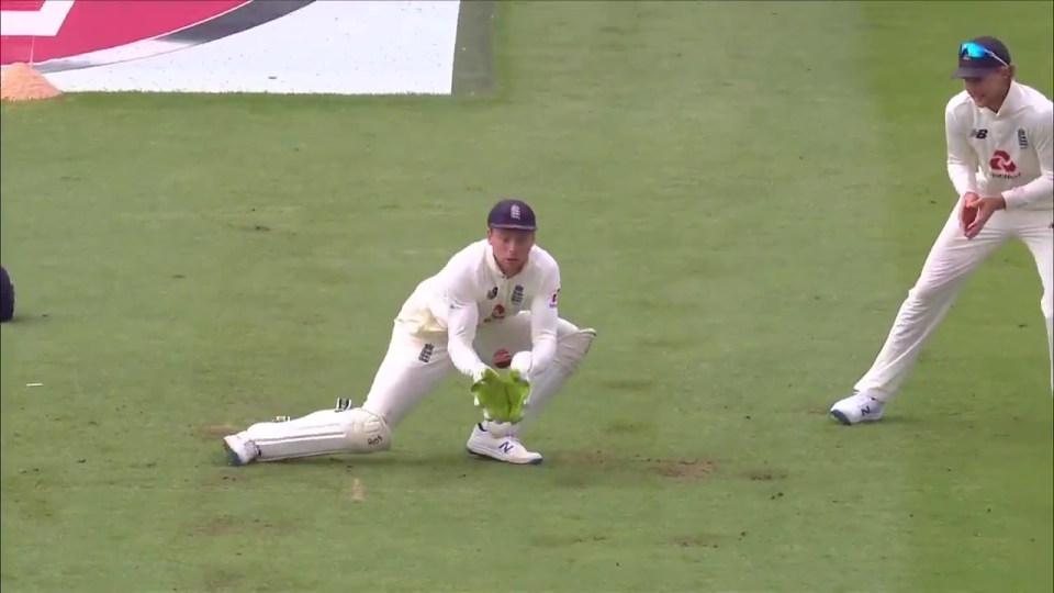 Despite his heroics on Day 3, it was a different for Jos Buttler today as he dropped a clanger