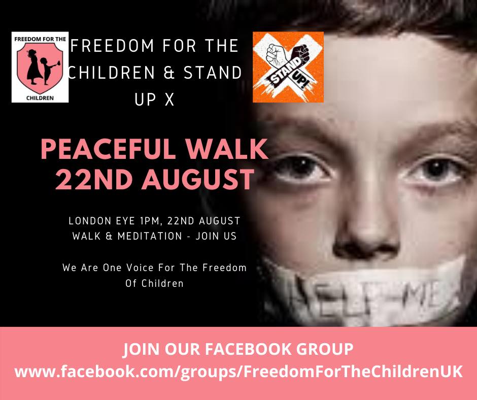  A promotional poster for the march featured the Stand Up X logo