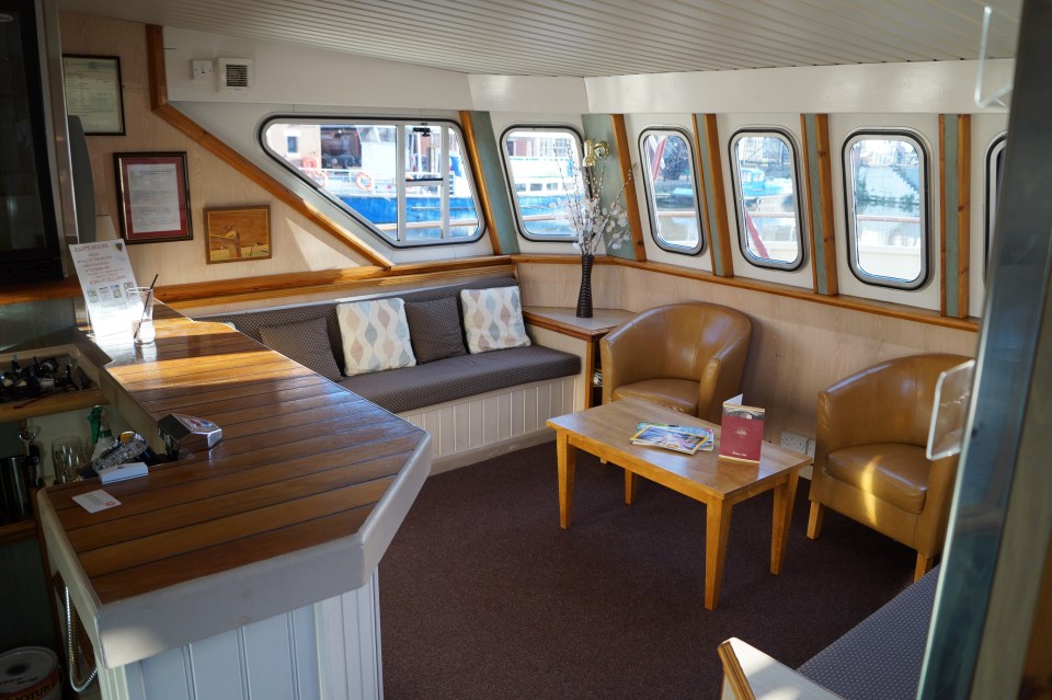 The cabins are cosy but they provide more than enough storage space
