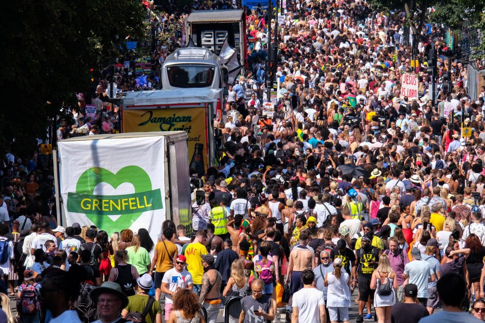The Million People March is taking place on the carnival's route