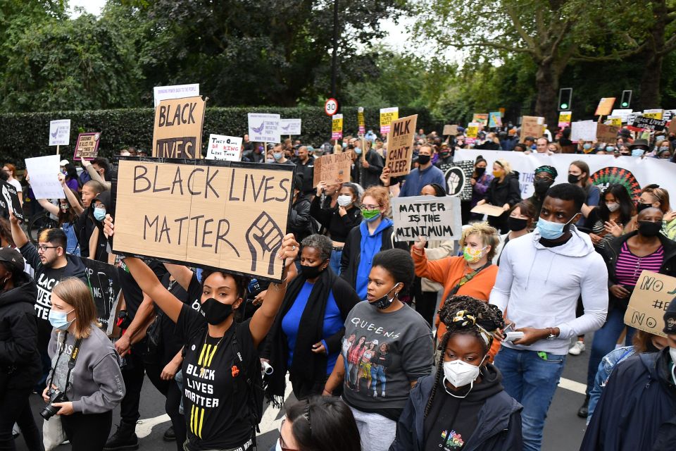 The Million People March also targeted 'entrenched and systemic racism'
