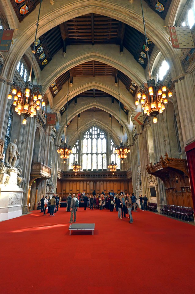 The Westminster Abbey scenes were filmed in Guildhall.