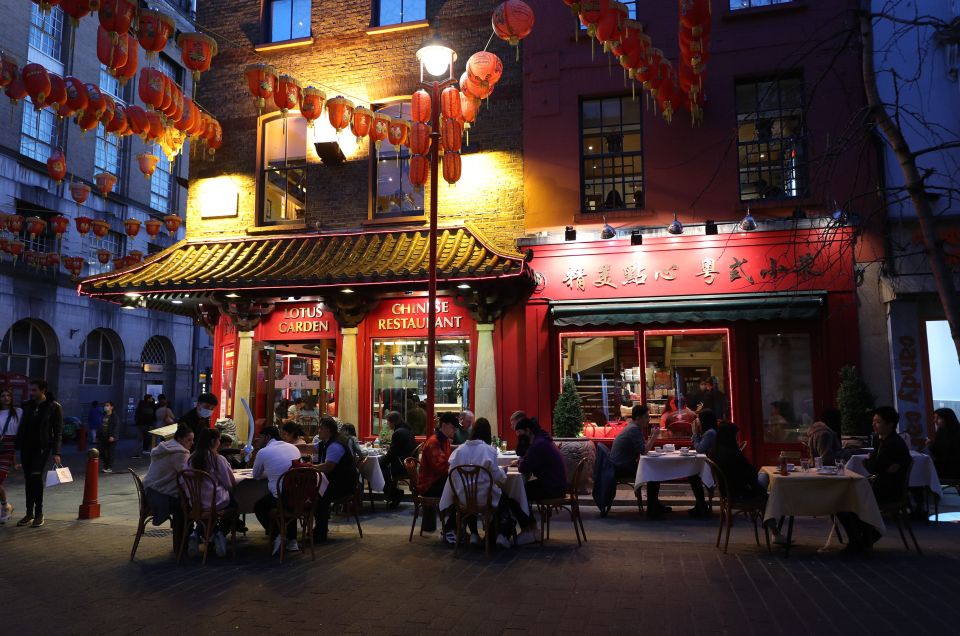 London's Chinatown was also busy with people making use of the eat out scheme