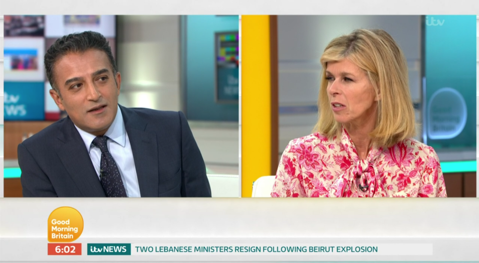 Adil Ray is hosting GMB with Kate today