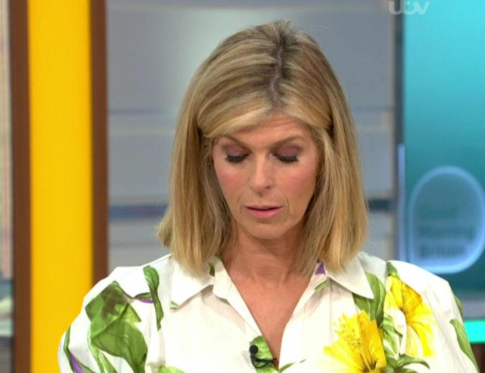 Kate struggled to control her emotions as she spoke about the life-saving treatment that she wanted to give Derek back in April