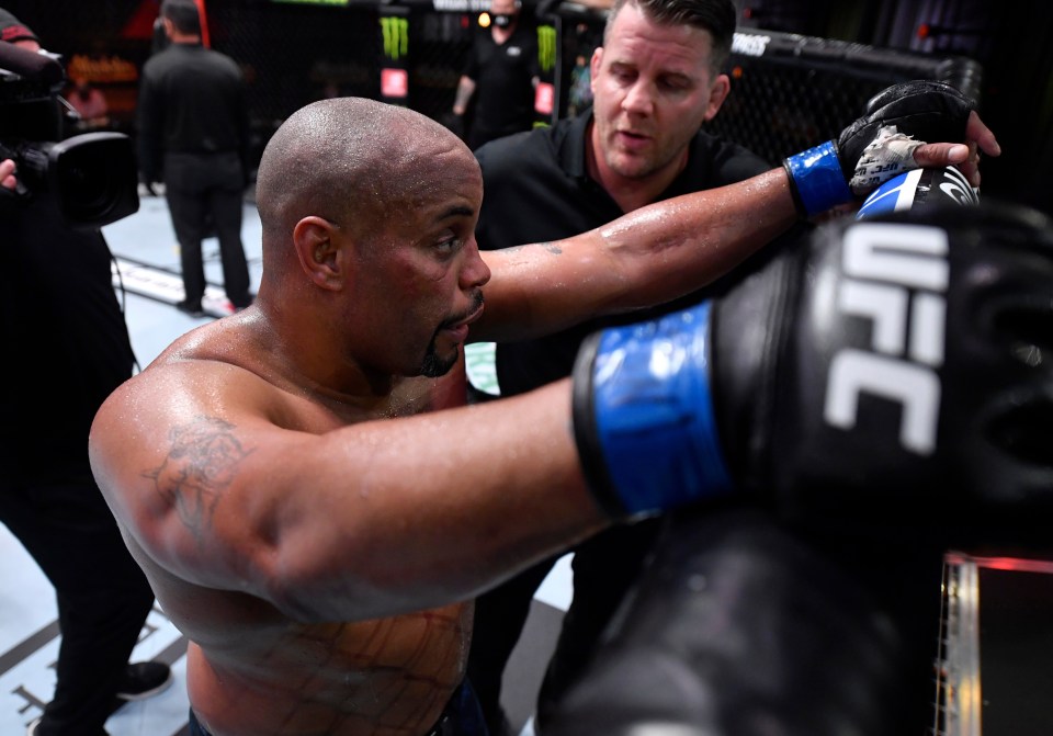 Daniel Cormier suffered a torn cornea after having his eye gouged by Stipe Miocic