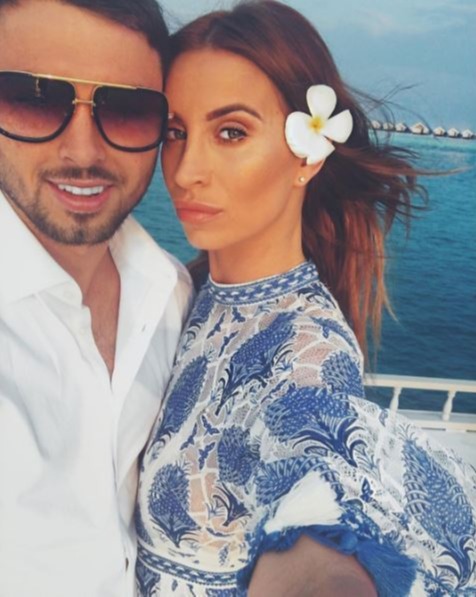 Ferne pictured with her jailbird ex-boyfriend Arthur Collins