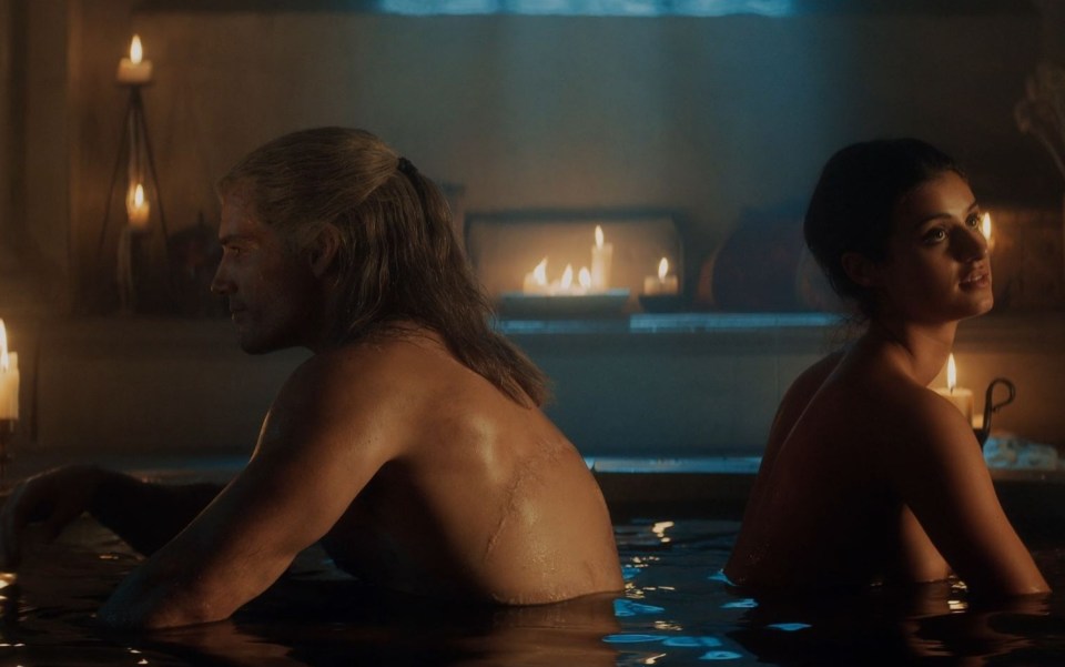 Just the sight of the pair's naked bodies sent viewers' heartrates soaring
