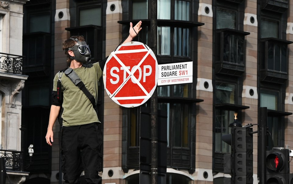 Just last week Extinction Rebellion yobs blockaded printing presses across the UK