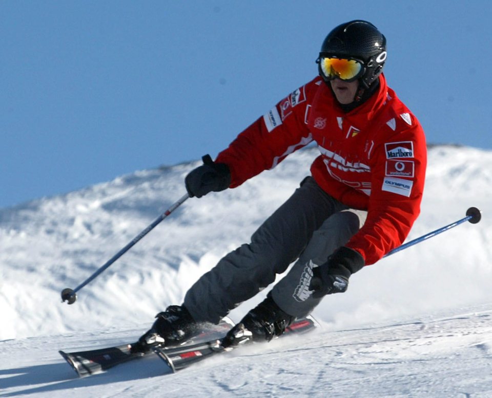 Schumacher suffered a near-fatal brain injury when he fell and hit his head on a rock while skiing