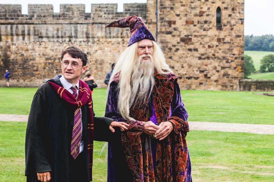 The castle has recently partially reopened following lockdown - including giving Harry Potter fans 'broomstick lessons'