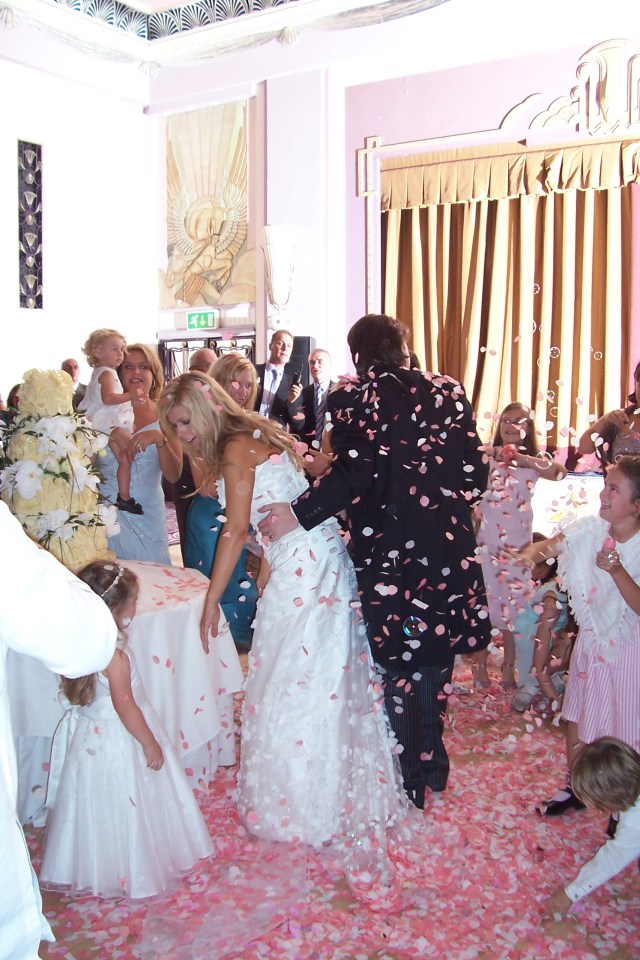Inside the couple's wedding - 15 years ago on Thursday