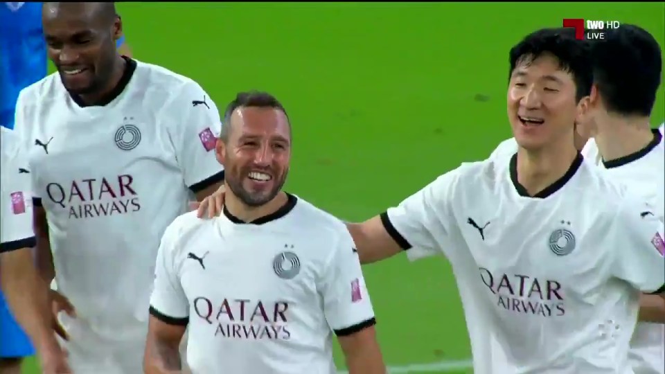 The veteran midfielder couldn't help but smile as he rolled back the years