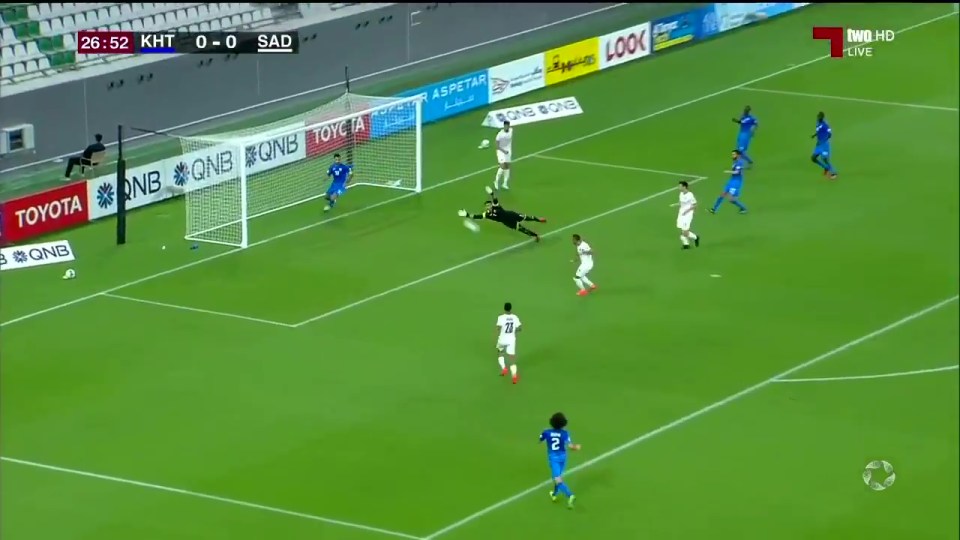 But his first goal was a more straightforward affair