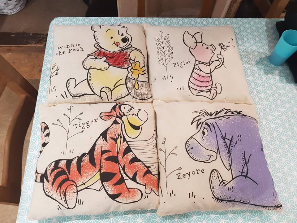 Some people have been using them as cushion covers too 