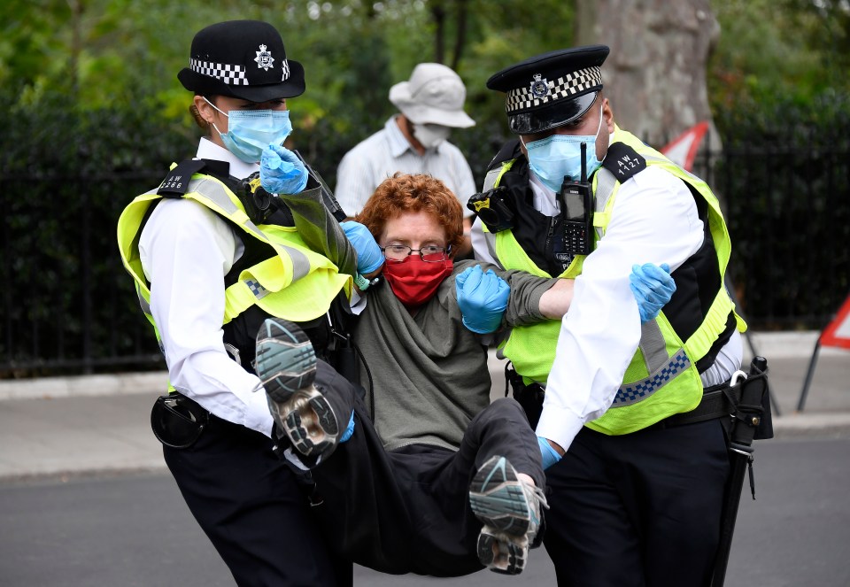 Extinction Rebellion organised protests in London from September 1 to September 10