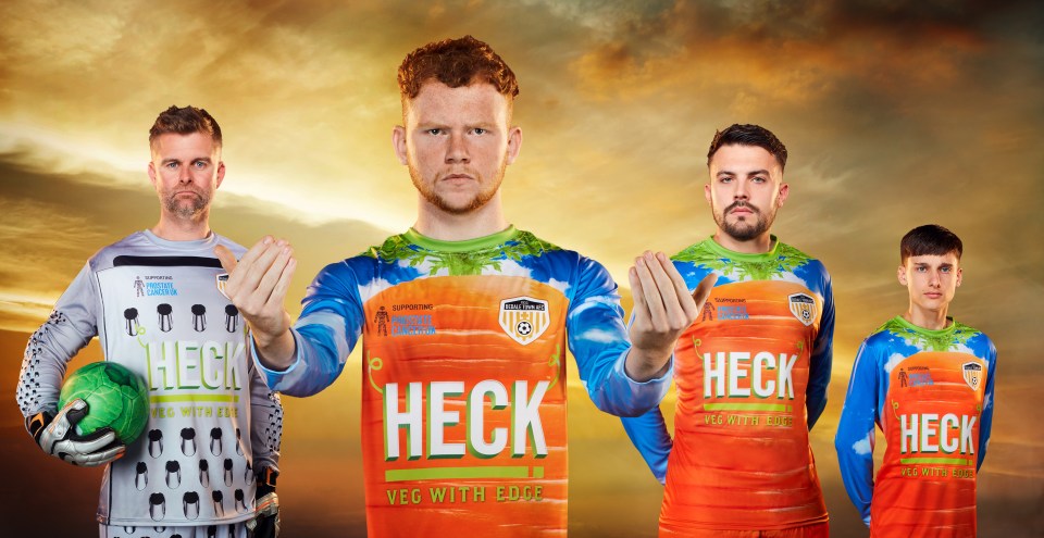 Heck Food will be dressing Johnny as a giant cheese grater to promote its new range of 'Veg with Edge' sausages