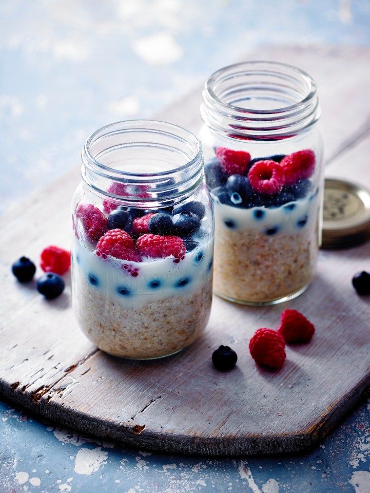 This recipe is also easy to make in the morning as it only takes two minutes