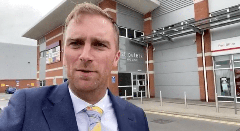 Tory MP Matt Vickers slammed Mr Hallam's comments as "outrageous"