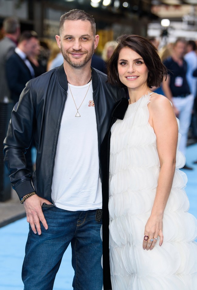 Tom with his wife Charlotte Riley