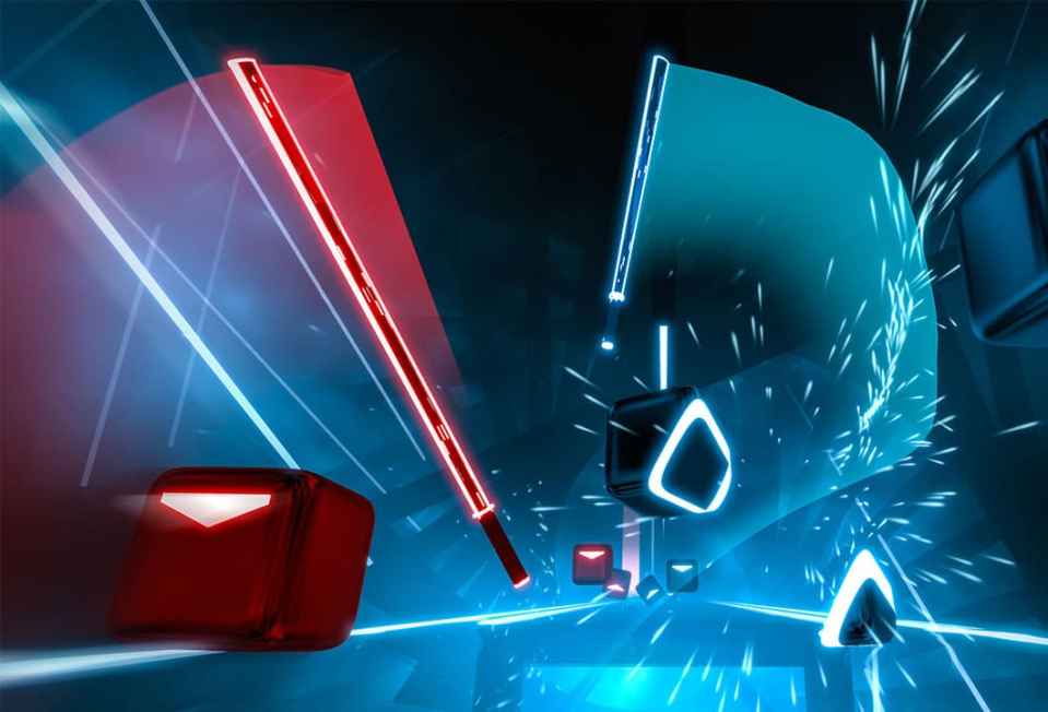 Beat Saber is one of the Oculus Quest 2's blockbuster hits