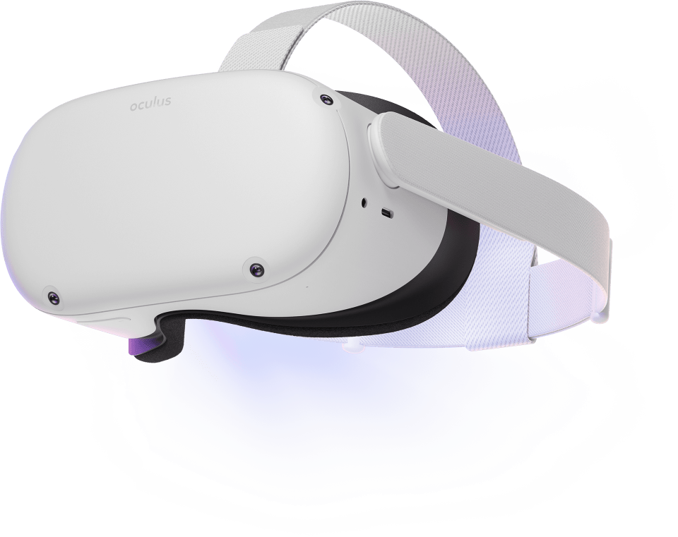 The headset is totally wireless, so you can move freely