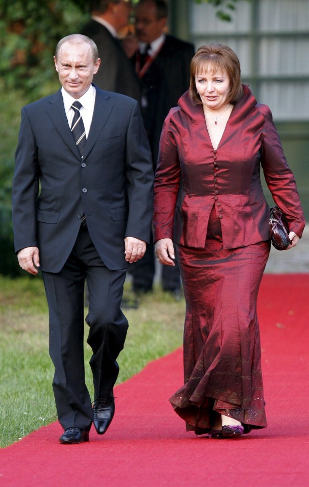 Putin and Lyudmila before their split in 2014