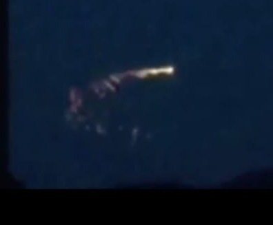 Two campers spotted a strange shape hovering over the Yorkshire Dales in 2017