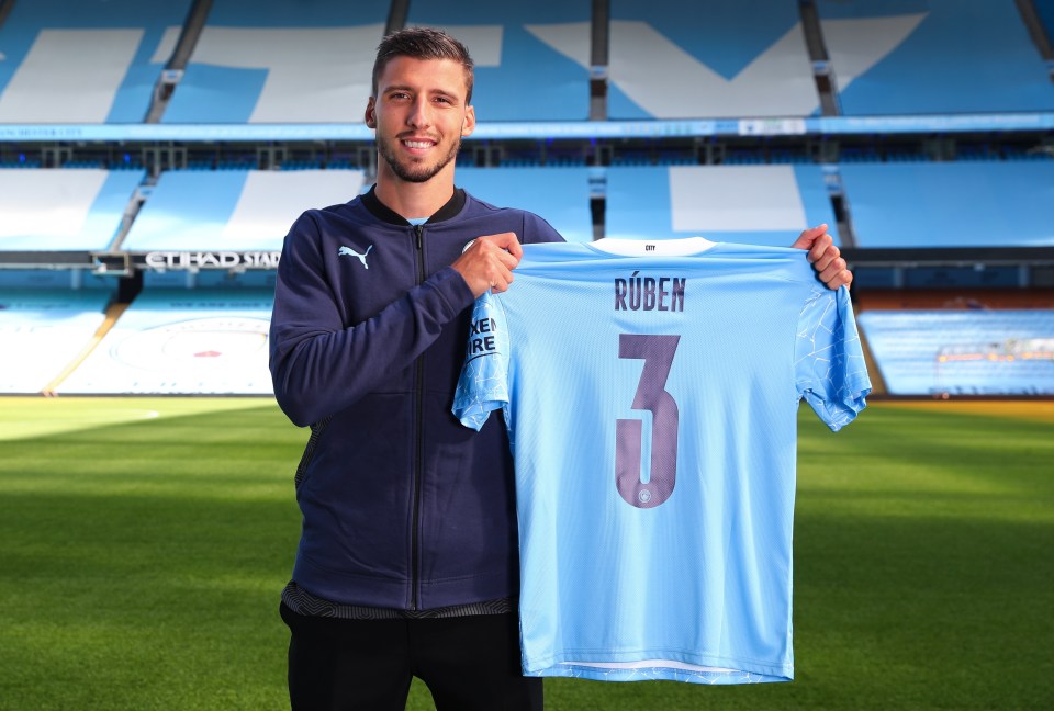Man City spent £64.5m on Ruben Dias
