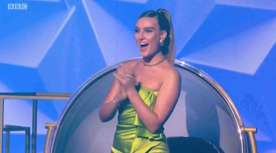 Perrie wore the dress on show Little Mix: The Search