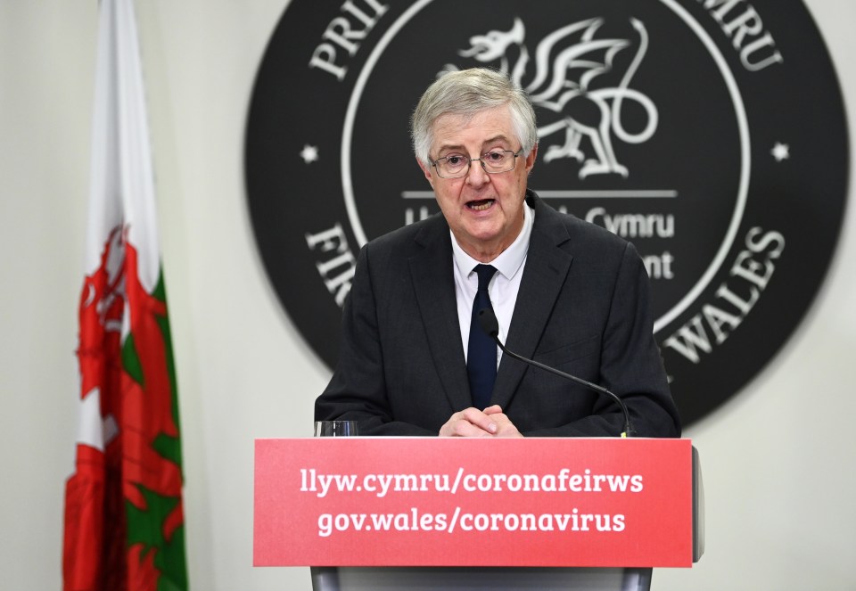 Mark Drakeford announced the new "fire break lockdown" this lunchtime