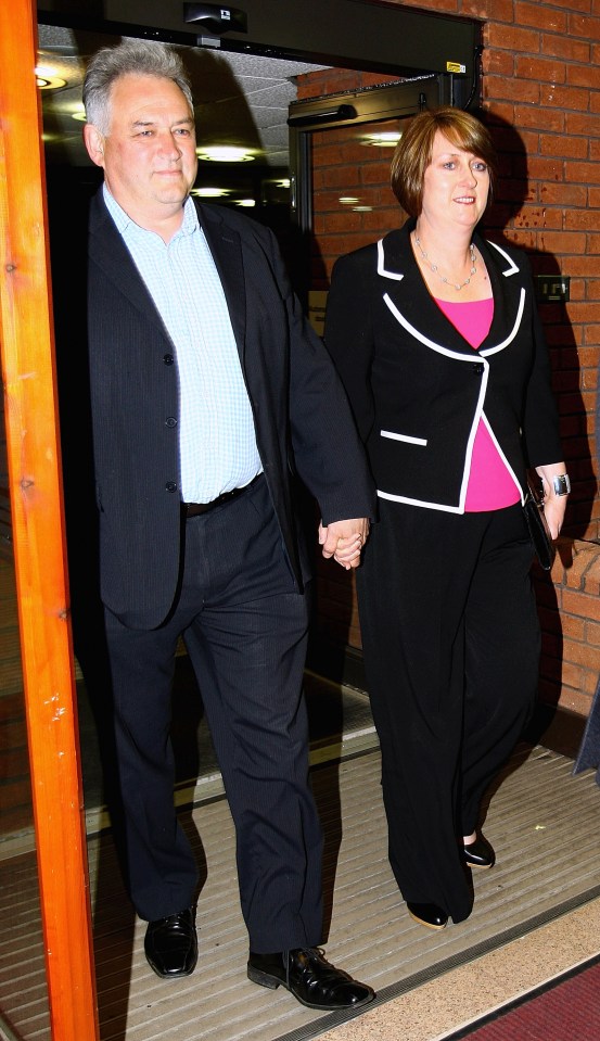 Jacqui with ex husband Richard Timney