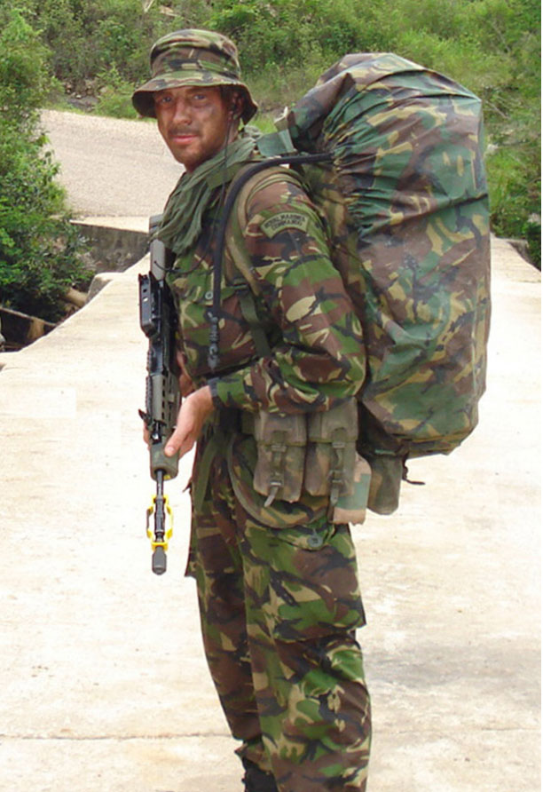 The softly spoken Scot had been in Afghanistan for just eight weeks when in 2011 one of his fellow Royal Marines trod on an explosive device in ­Helmand