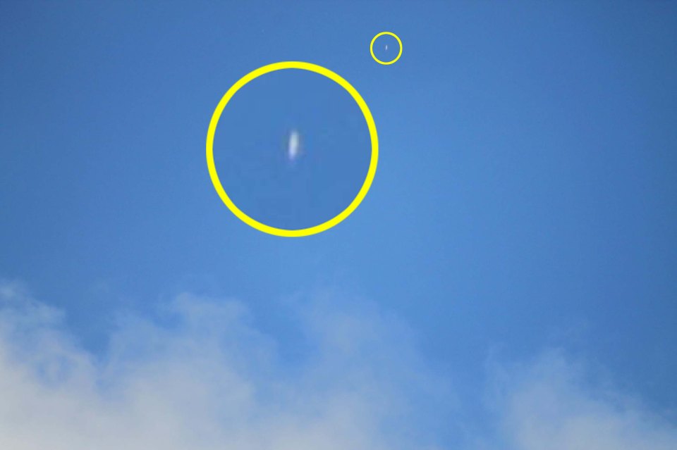 Several people have reported mysterious 'sightings' in the past. Peter Lee, from Radcliffe, Greater Manchester, snapped this photo of what he believed was a UFO in 2016