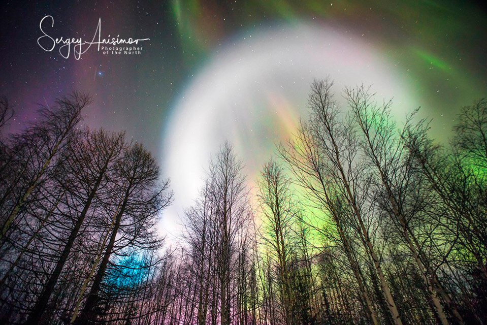 Russia was hit by a wave of reports of a giant UFO over in the sky in 2017 with spectacular pictures of a giant glowing ball illuminating northern Siberia