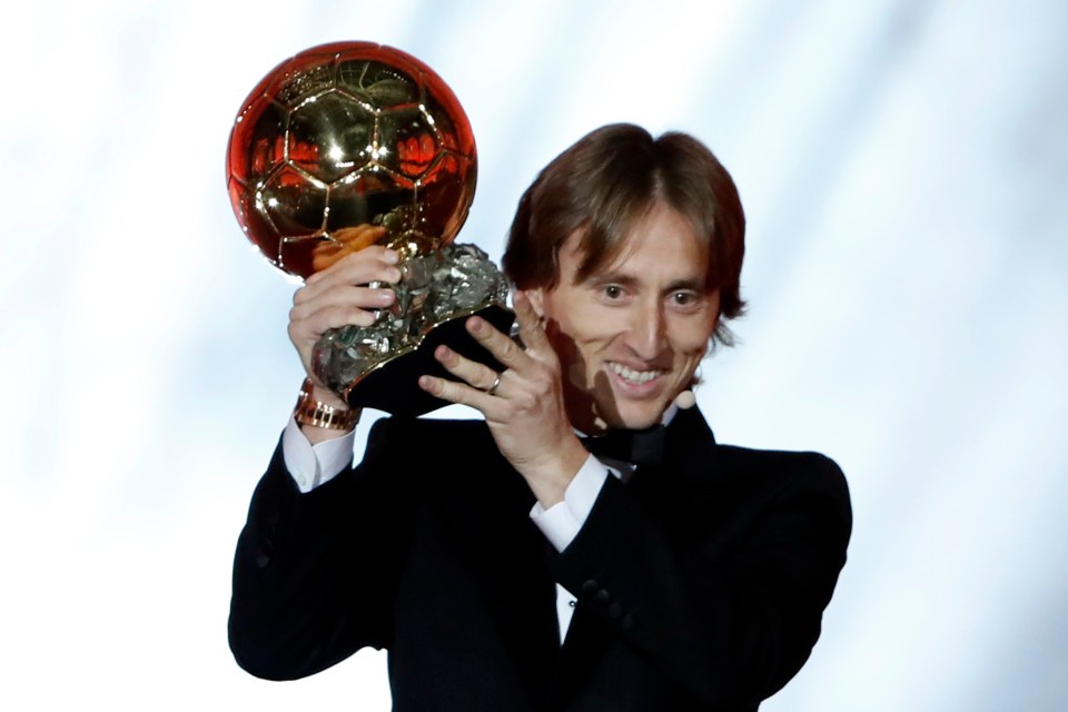 Luka Modric became the first player other than Cristiano Ronaldo and Lionel Messi to win the Ballon d'Or since Kaka in 2007