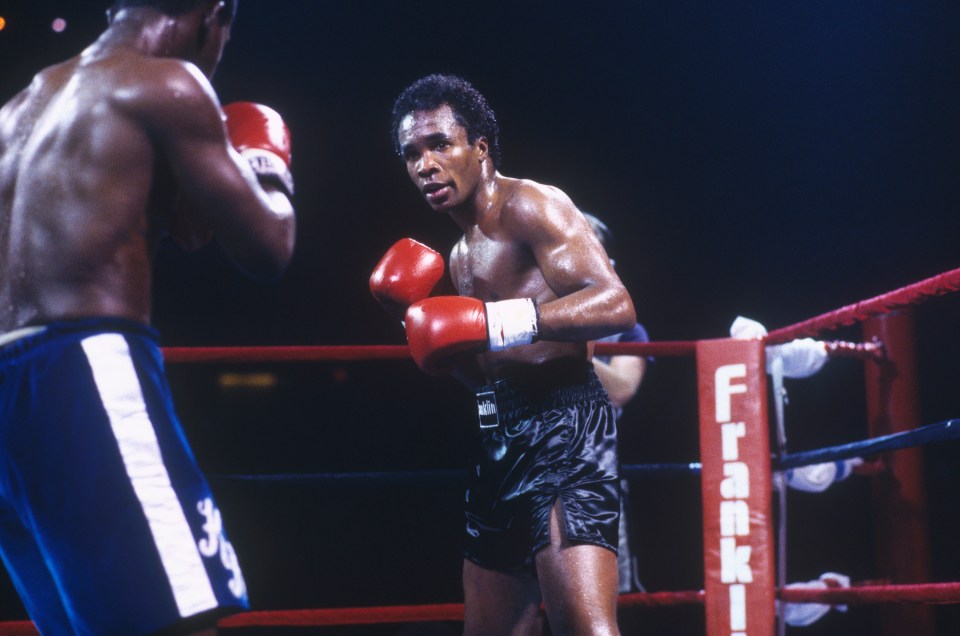 Sugar Ray Leonard possessed lightening quick hands which helped him win titles in five weight classes