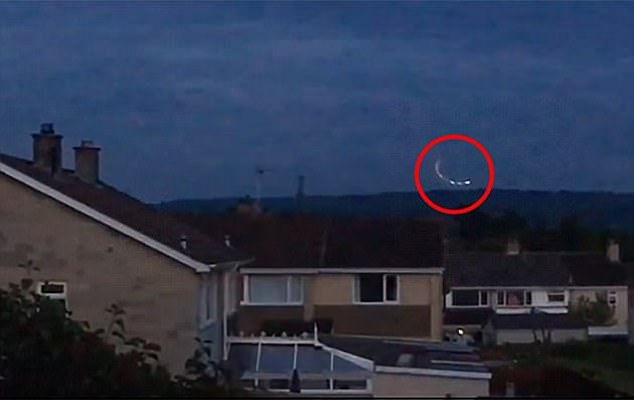 A 2017 alleged UFO sighting in Warminster, a town in western Wiltshire
