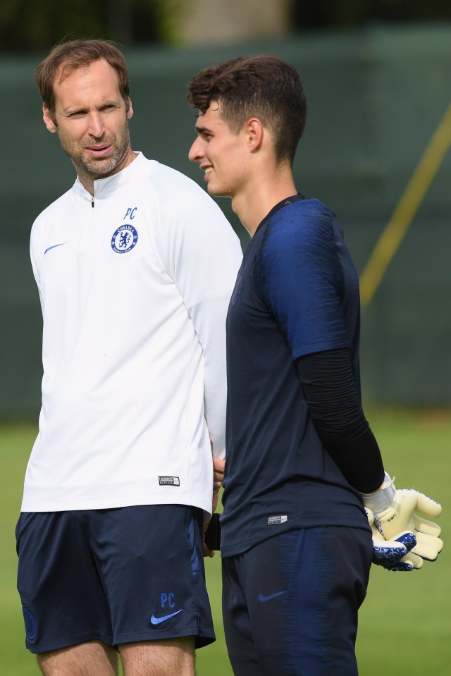 Cech is also trying to restore Kepa's confidence
