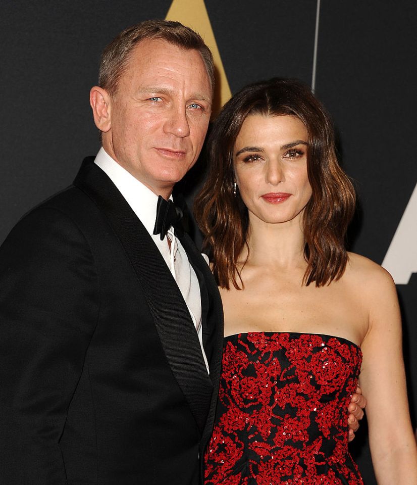 Daniel Craig with wife Rachel Weisz