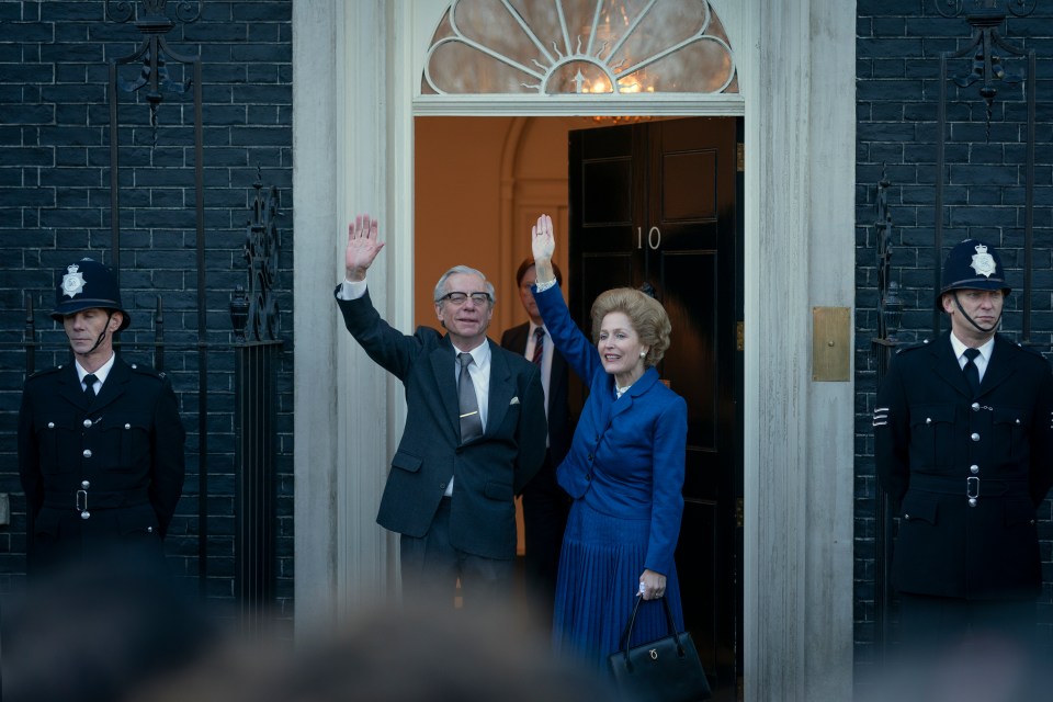 Gillian stars as Margaret Thatcher in the new series of The Crown