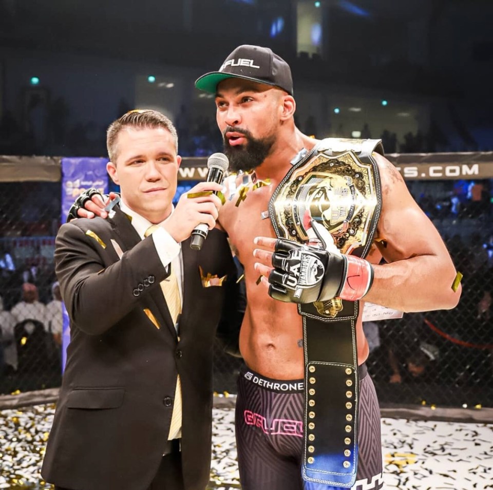 Lewis-Parry has also fought in kickboxing 