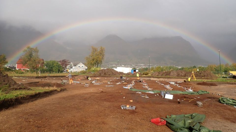 The temple was unearthed during a dig taking place before planned housing work