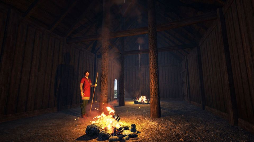 Sacrifices and feasts likely happened inside the temple