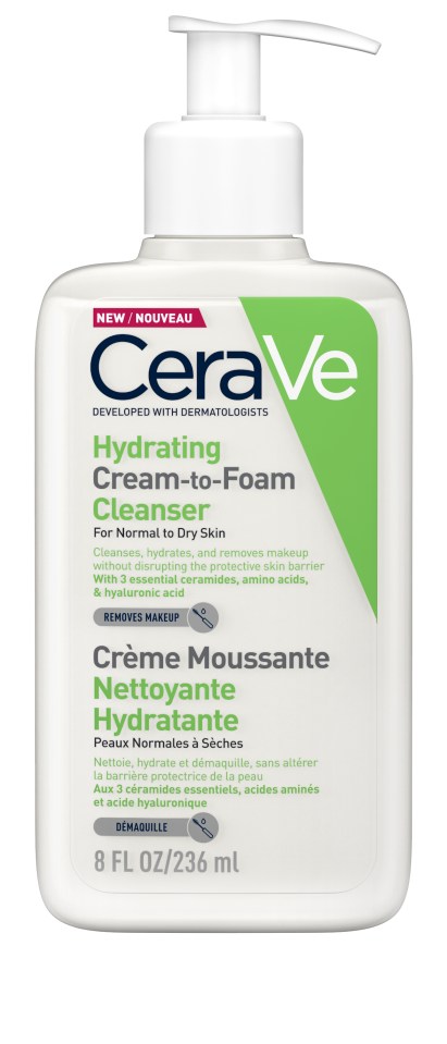 CeraVe's cleanser deep-cleans without harming the skin
