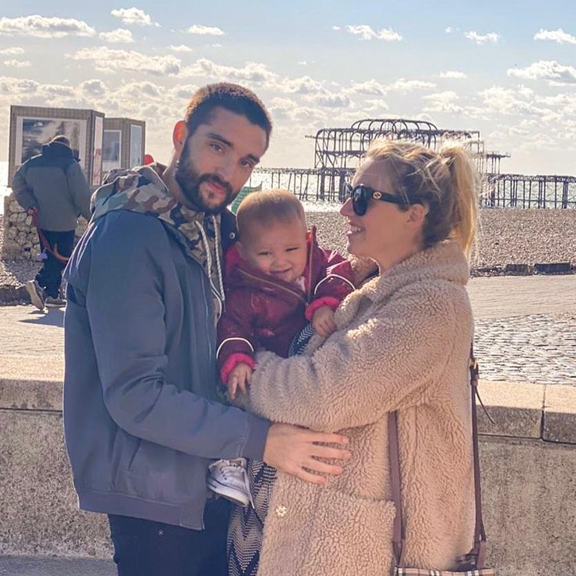 Tom with his daughter and wife Kelsey