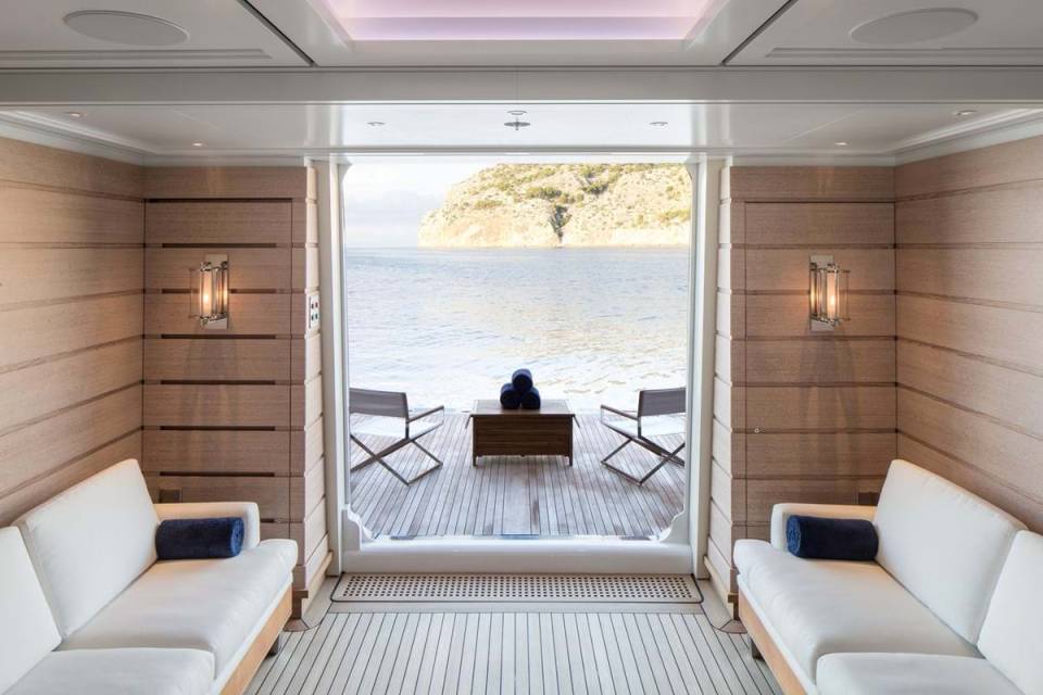 There's plenty of space to lounge around