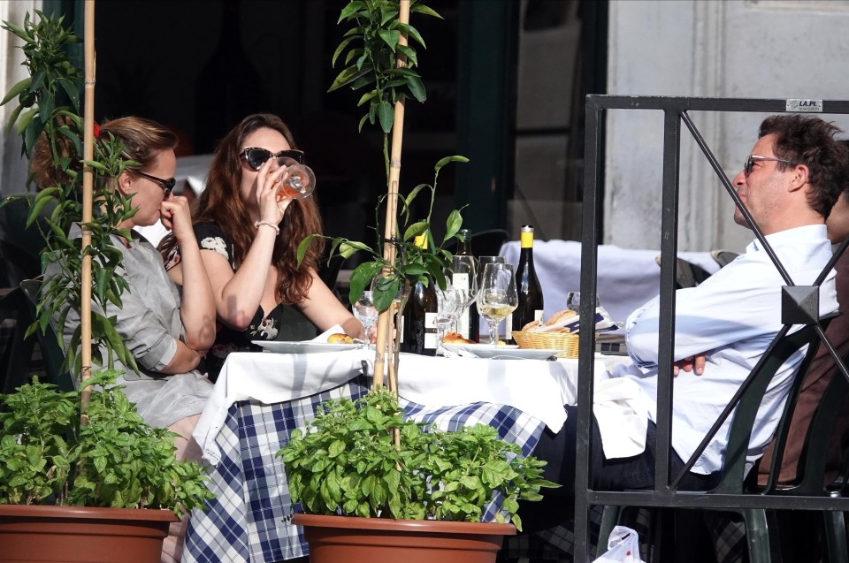 The boozy lunch ended up getting intimate